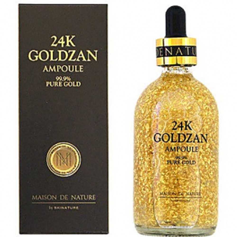 24K Golden Ampoule Pure Gold Face Serum – 100m