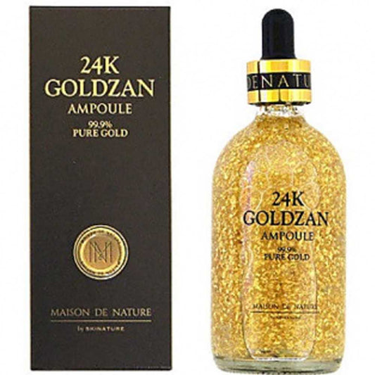 24K Golden Ampoule Pure Gold Face Serum – 100m