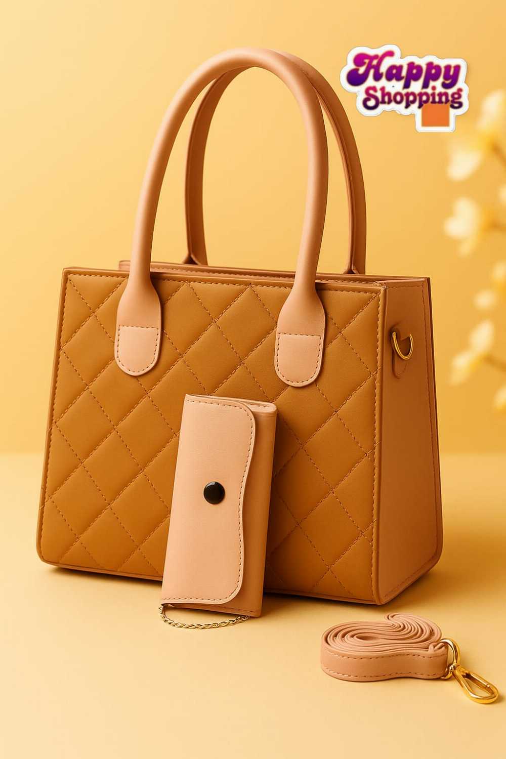 2pc Chenal New Stylish Shoulder Handbag For Girls